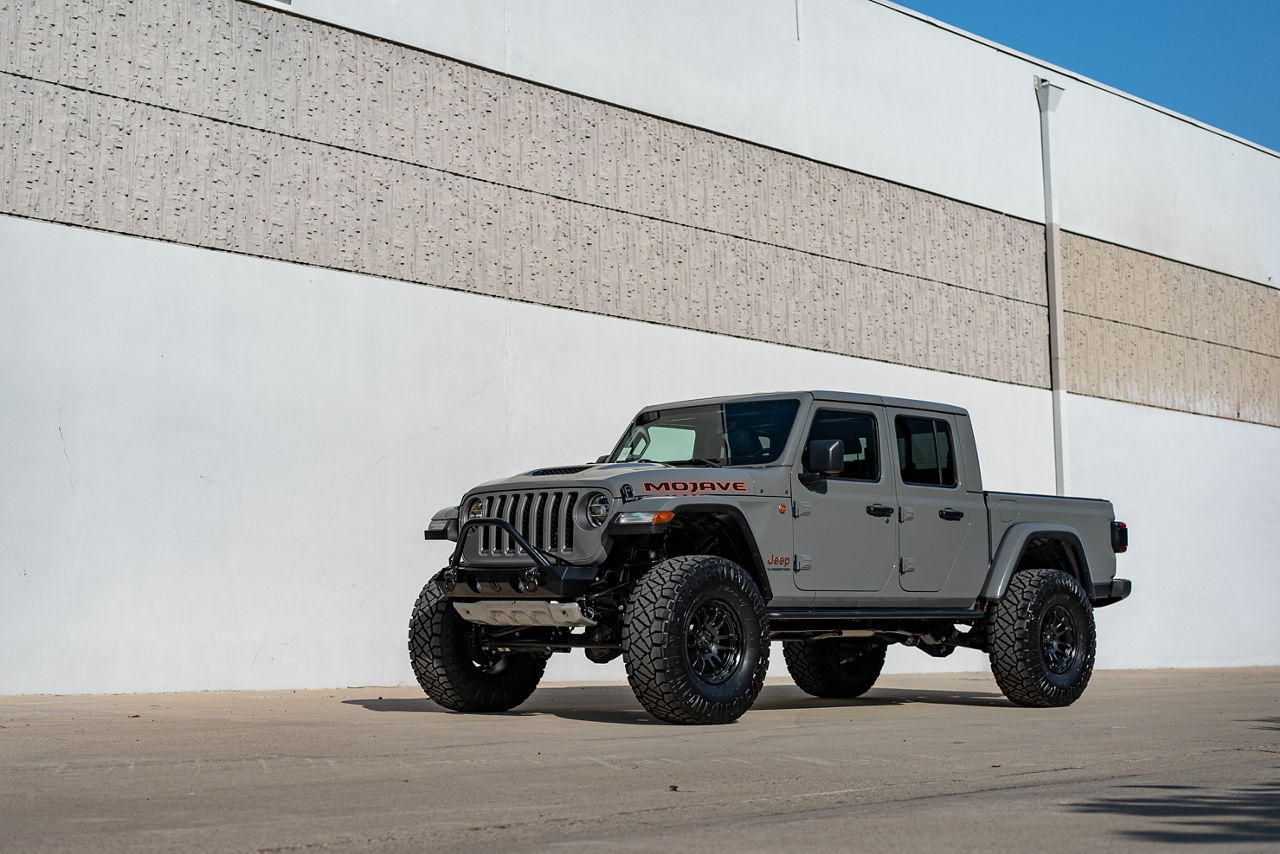 2021 Jeep Gladiator Mojave - KMC WRATH - Black | KMC Wheels